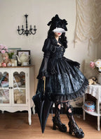 Silent Night Church Gothic Lolita JSK Dress, Church Print - image 4