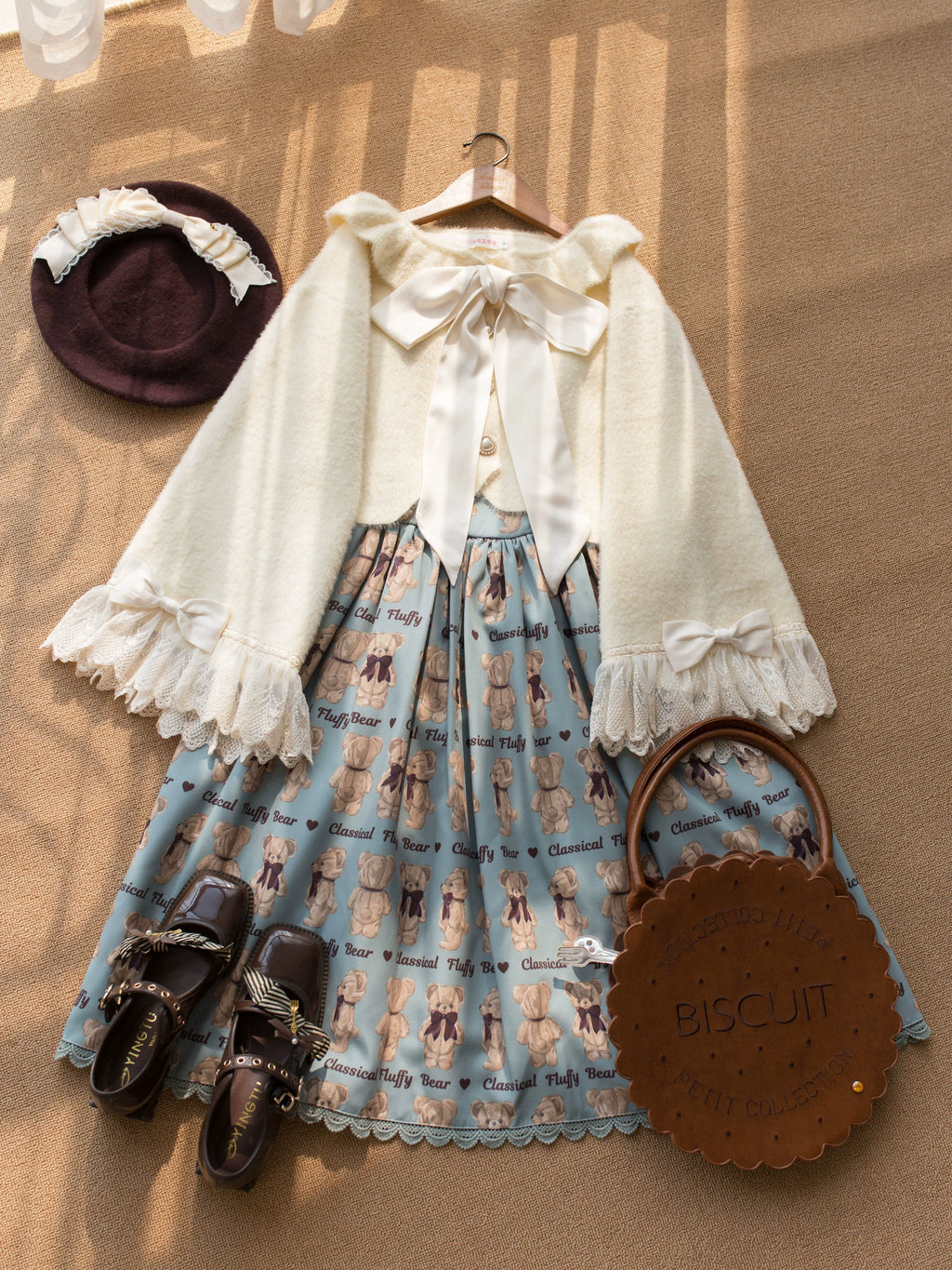 Qian's Letter - Sweet Lolita Winter Cardigan Sweater - image 12