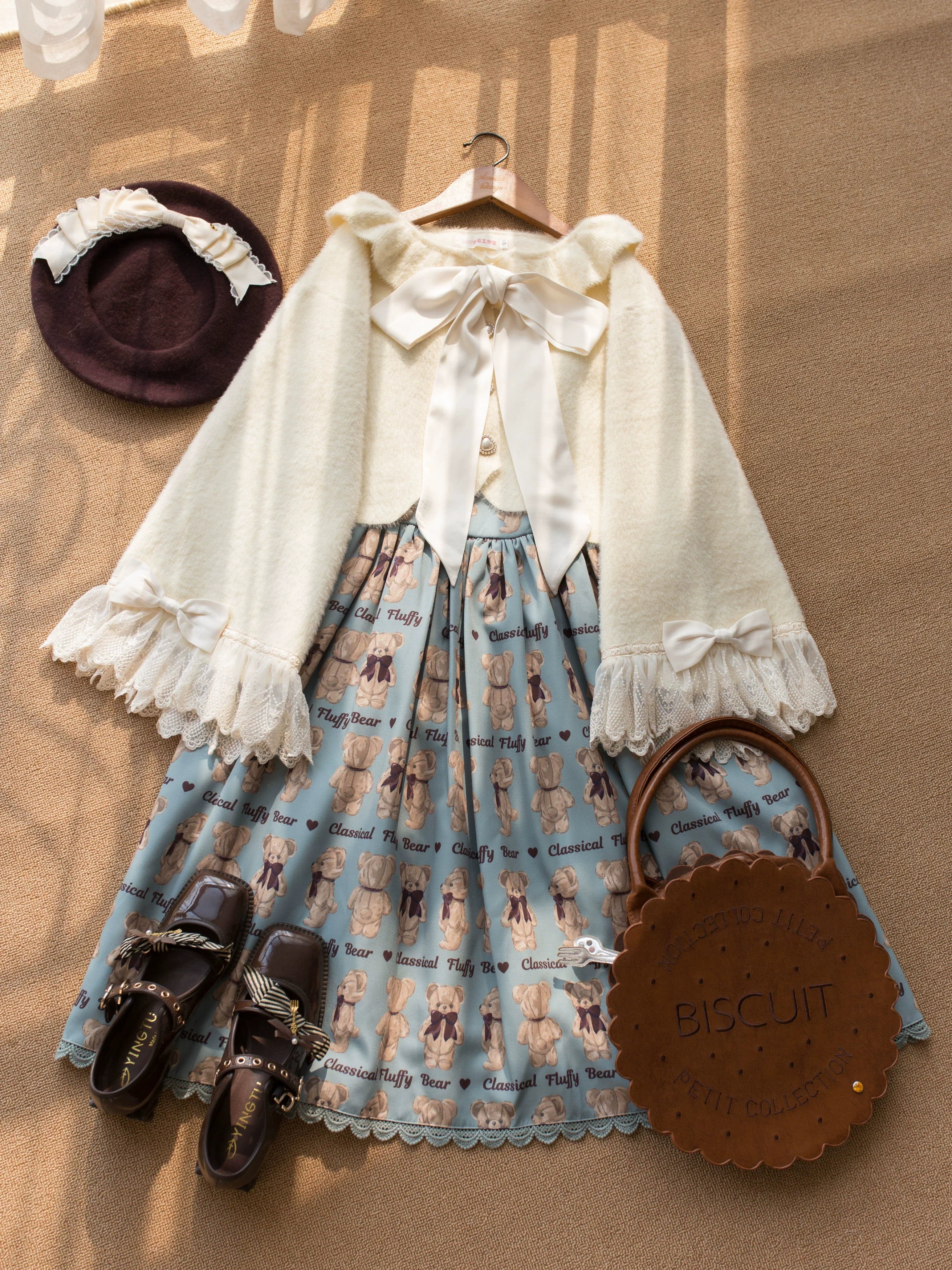 Qian's Letter - Sweet Lolita Winter Cardigan Sweater - image 12