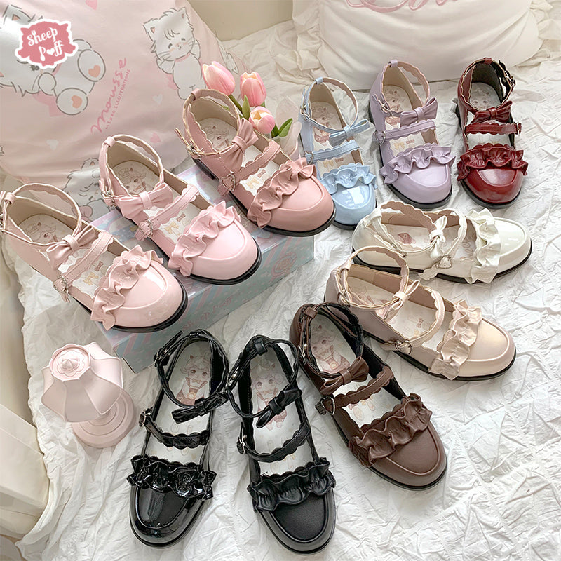 Kawaii Lolita Shoes Multicolors - image 1