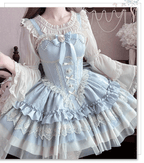 Fleeting Dreams - Ballet Sweet Lolita Mini JSK and Choker and Accessories - image 1