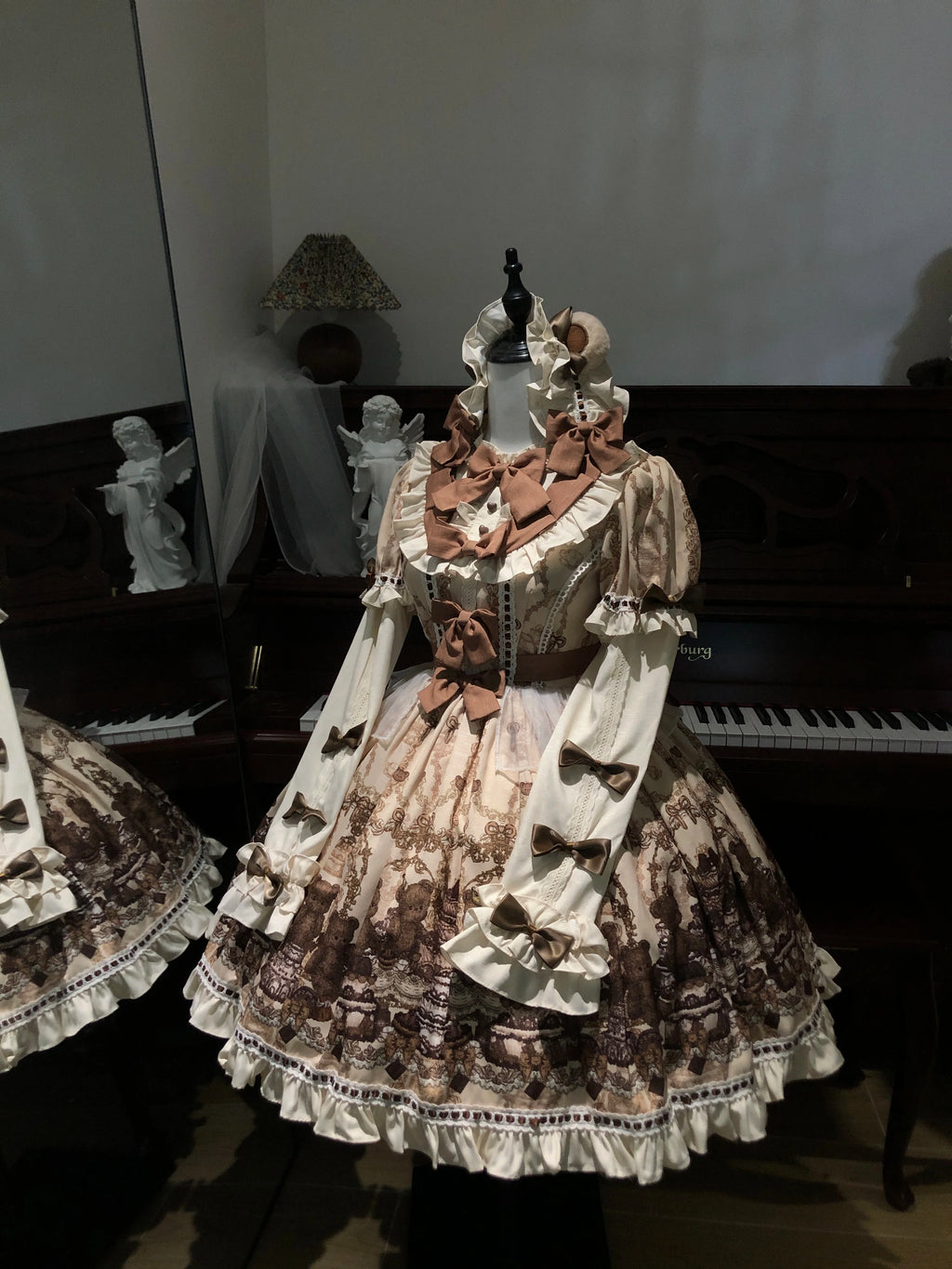 Old School Lolita Printed OP, Zipper Closure - image 4