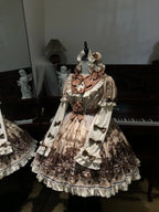 Old School Lolita Printed OP, Zipper Closure - image 4