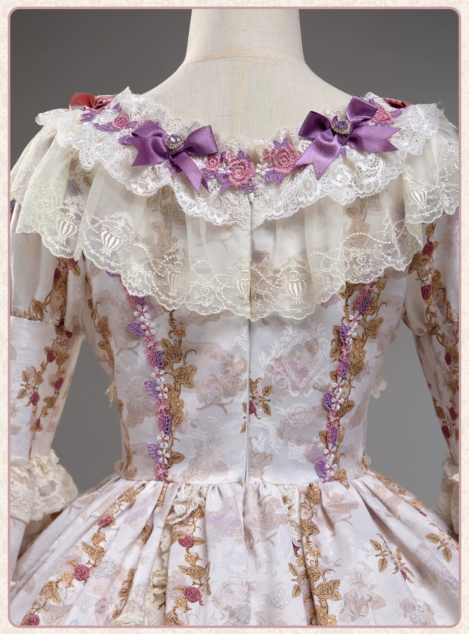 Antique Gem Fragrance - Classic Lolita OP and JSK Dress Sets - image 6