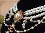 Baroque Layered Pearl Lolita Necklace - image 4
