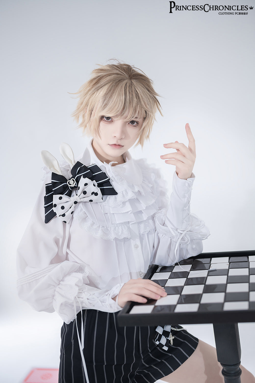 Rabbit Theater Chessboard Ouji Fashion Shirt Set - image 33