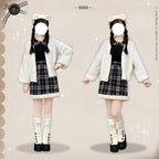 Winter Lolita Boots Fur Mary Jane Lolita Low Heel Shoes - image 64