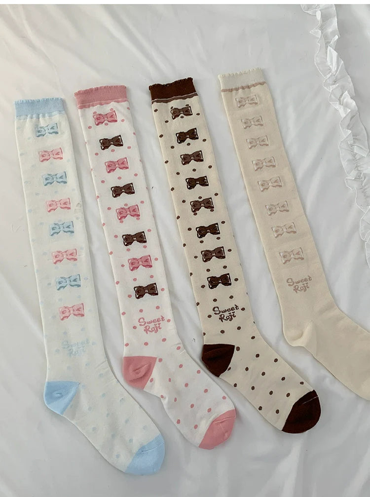 Winter Lolita Thigh High Socks Slim Leg Socks - image 11