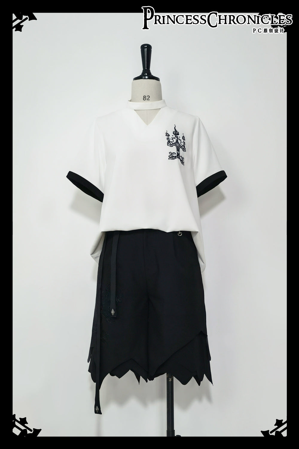 LueYingGuiTan - Embroidered White Ouji Lolita Shirt - image 15