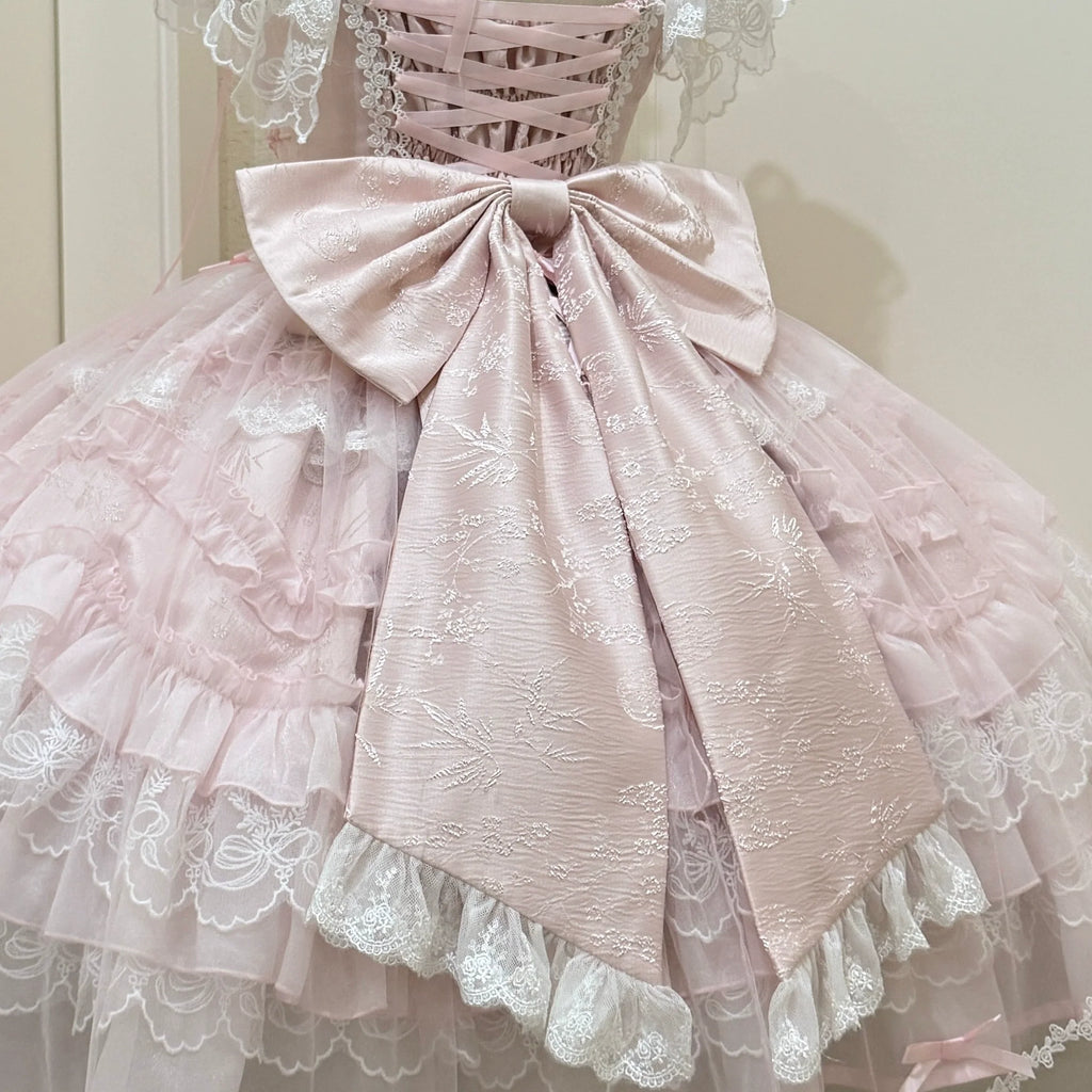 Eternal Vow - Wedding Lolita JSK, Detachable Overlay - image 3