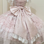 Eternal Vow - Wedding Lolita JSK, Detachable Overlay - image 3