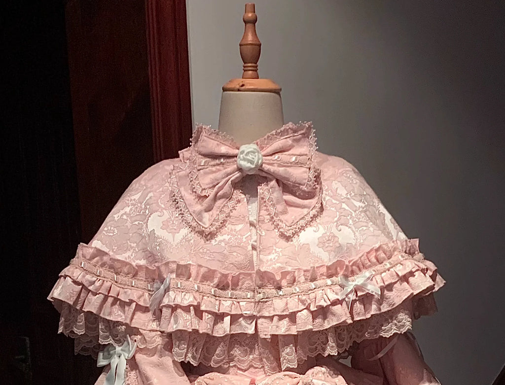 Vintage Lolita Dress Set, Cotton Shirt - image 31