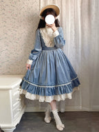 Vintage Elegant Velvet OP Dress - image 14