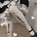 Gothic Lolita 80D Velvet Pantyhose - image 4