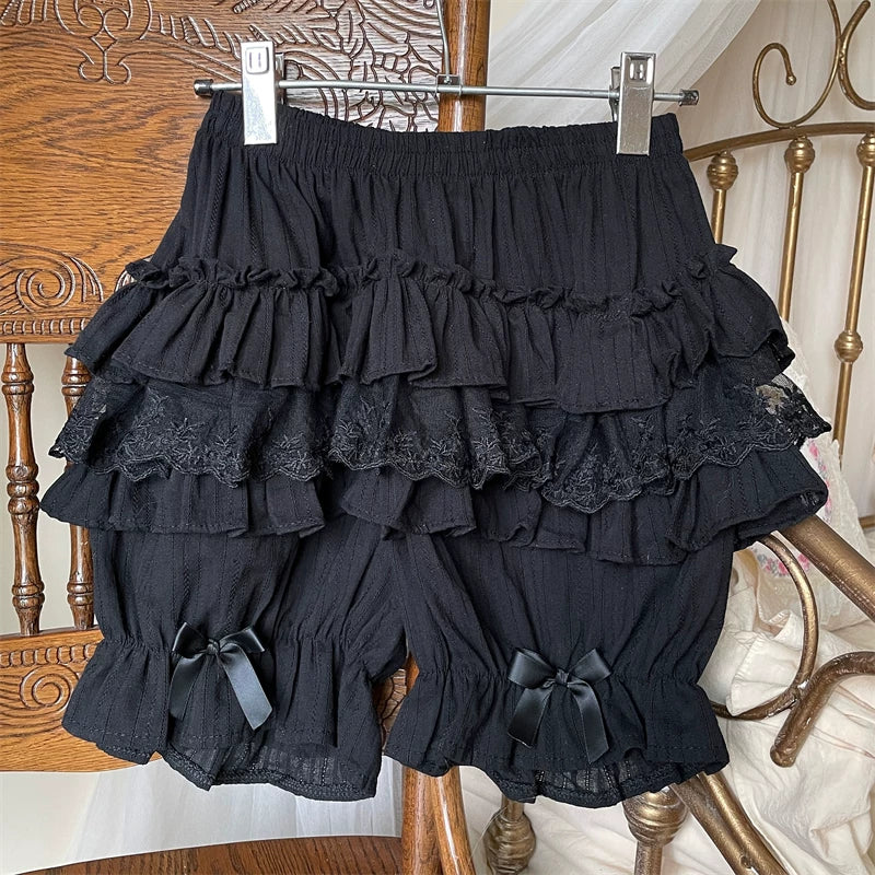 Sweet Lolita Cotton Bloomers, Ruffles and Bows - image 8