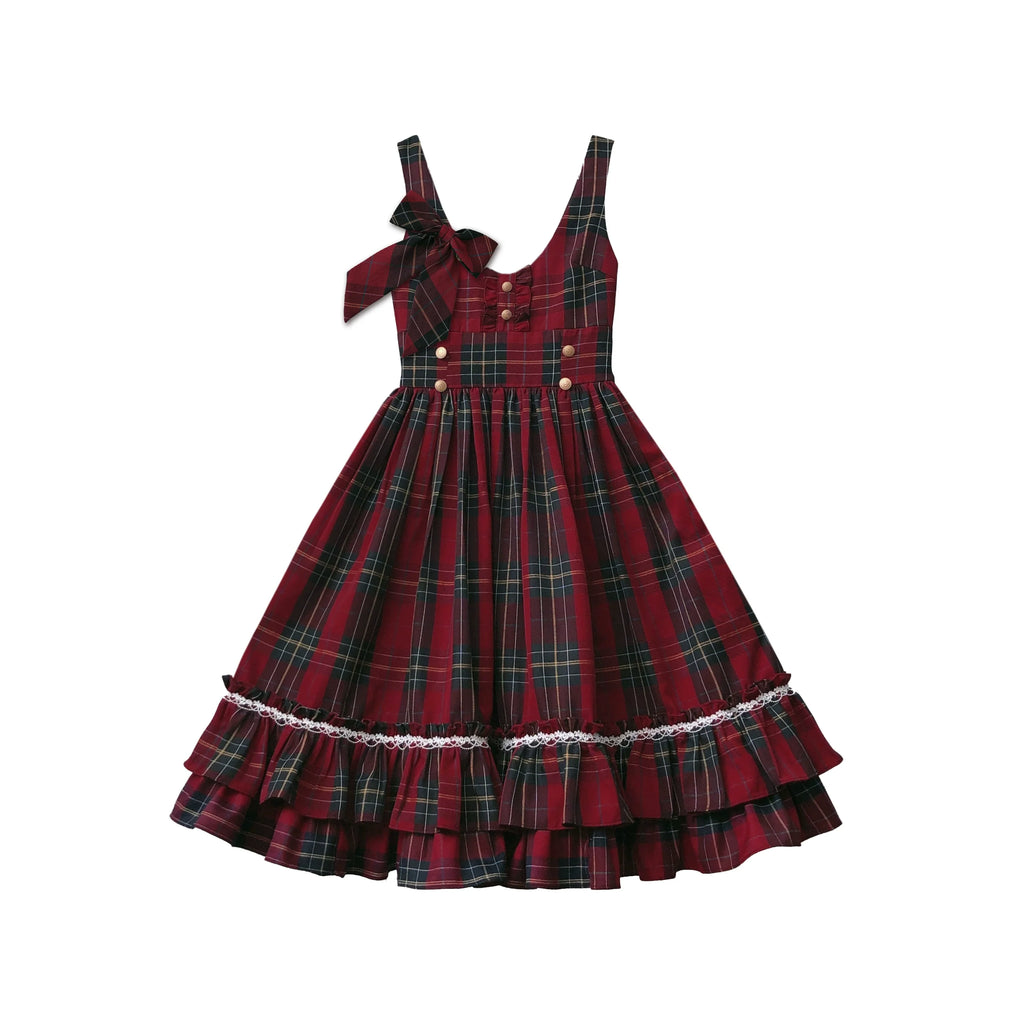 Little Red Riding Hood - Vintage Lolita Cape & JSK Dress Set - image 23