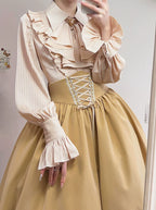 Astris - Classic Lolita SK Double-sided Wearing Fishbone Skirt - image 20