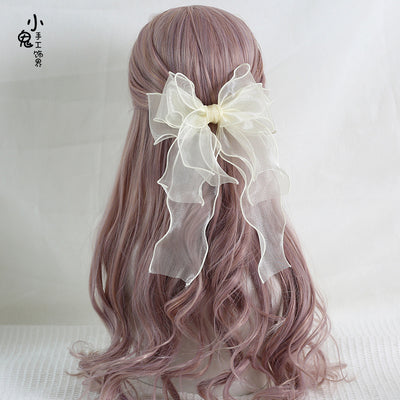 Large Bowknot Sweet Lolita Headdress - image 5
