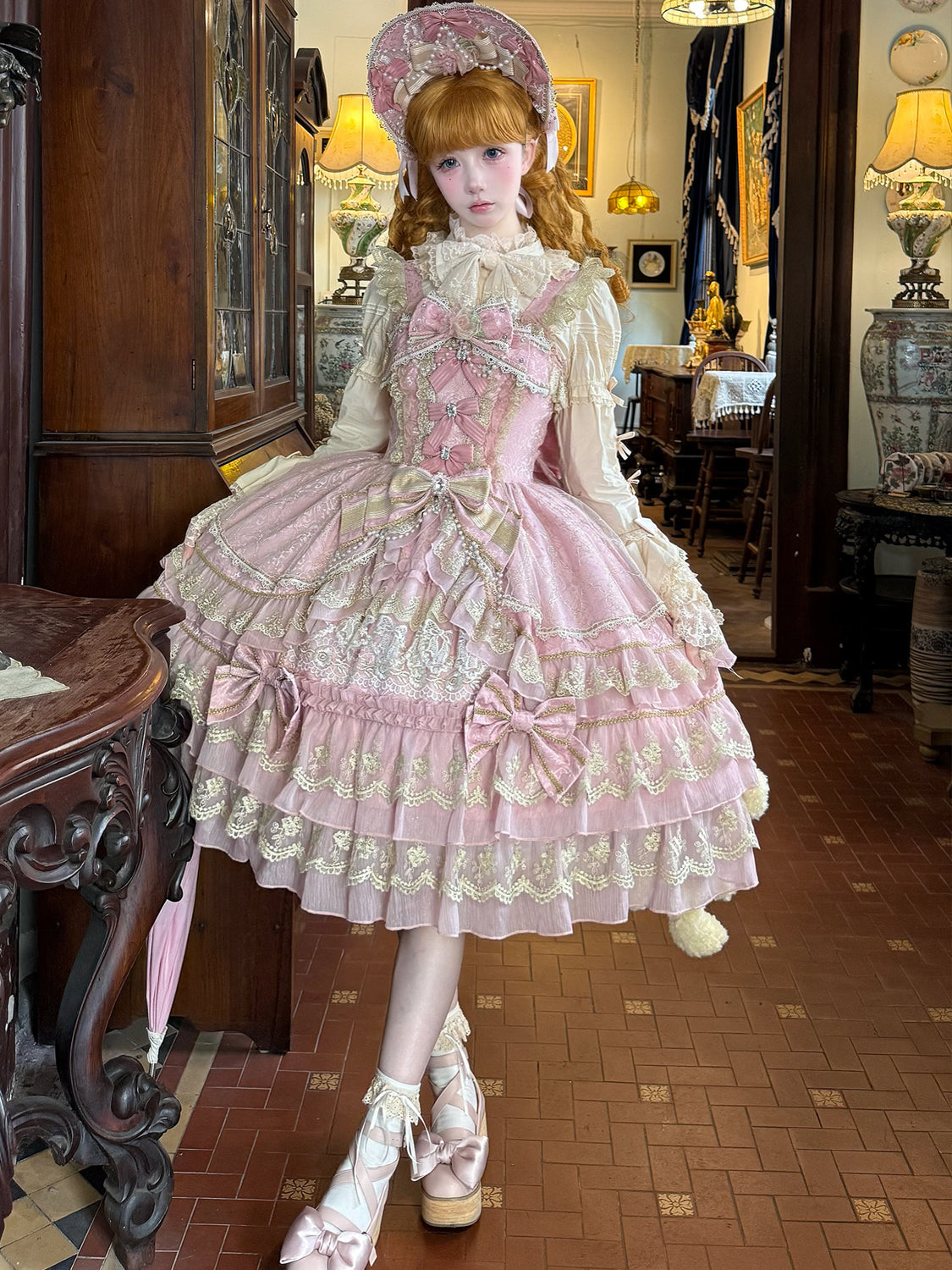 Gem Crown - Sweet Lolita Tiered JSK Dress Suit and BNT - image 14