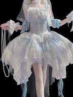 MermaidTears - Wedding Lolita JSK Dress, Ocean Theme - image 18