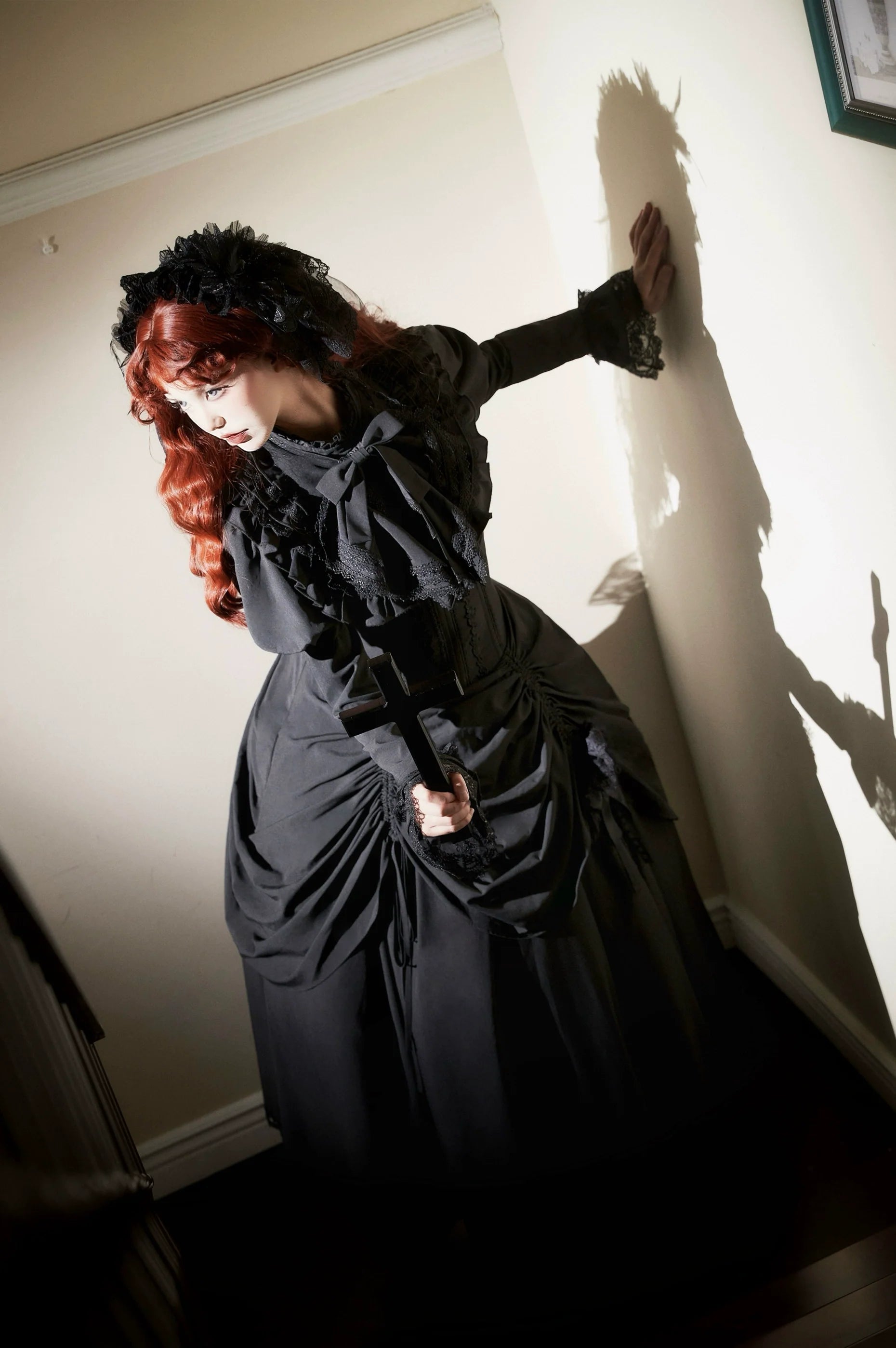 Gothic Fishbone Corset Lolita SK and Shirt Set - image 5