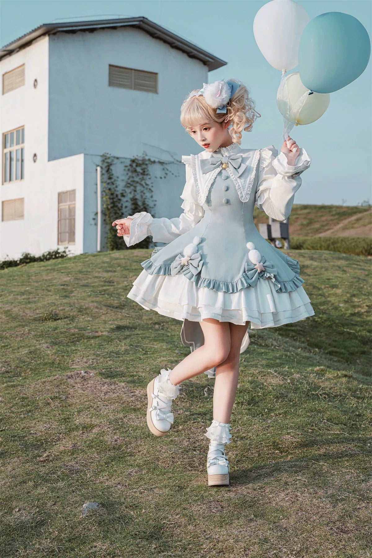 Magic Girl - Sweet Lolita Long Sleeve OP Christmas - image 7
