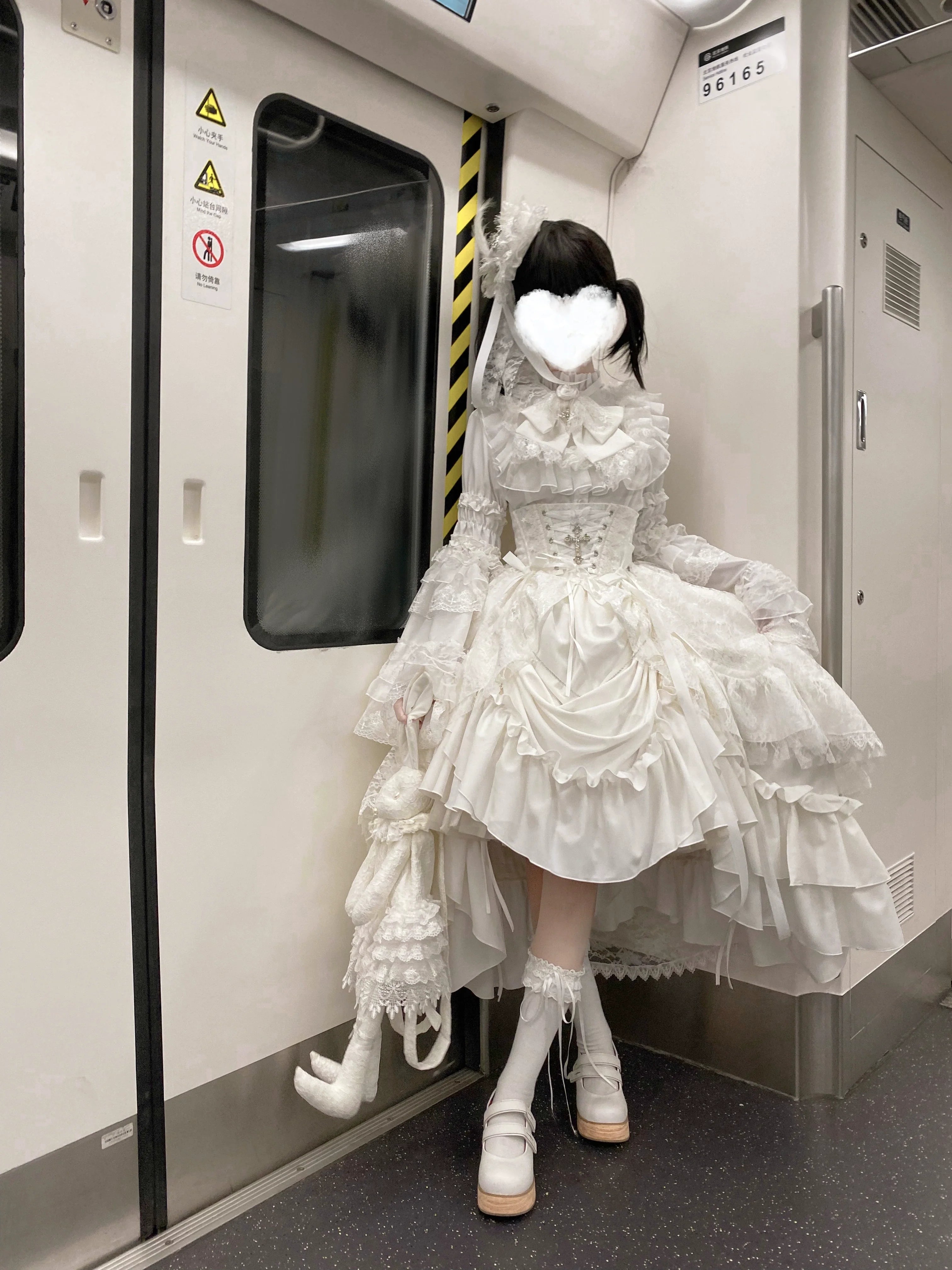 Eternal Taboo - Gothic Lolita Dress with Princess Sleeve Shirt - image 17