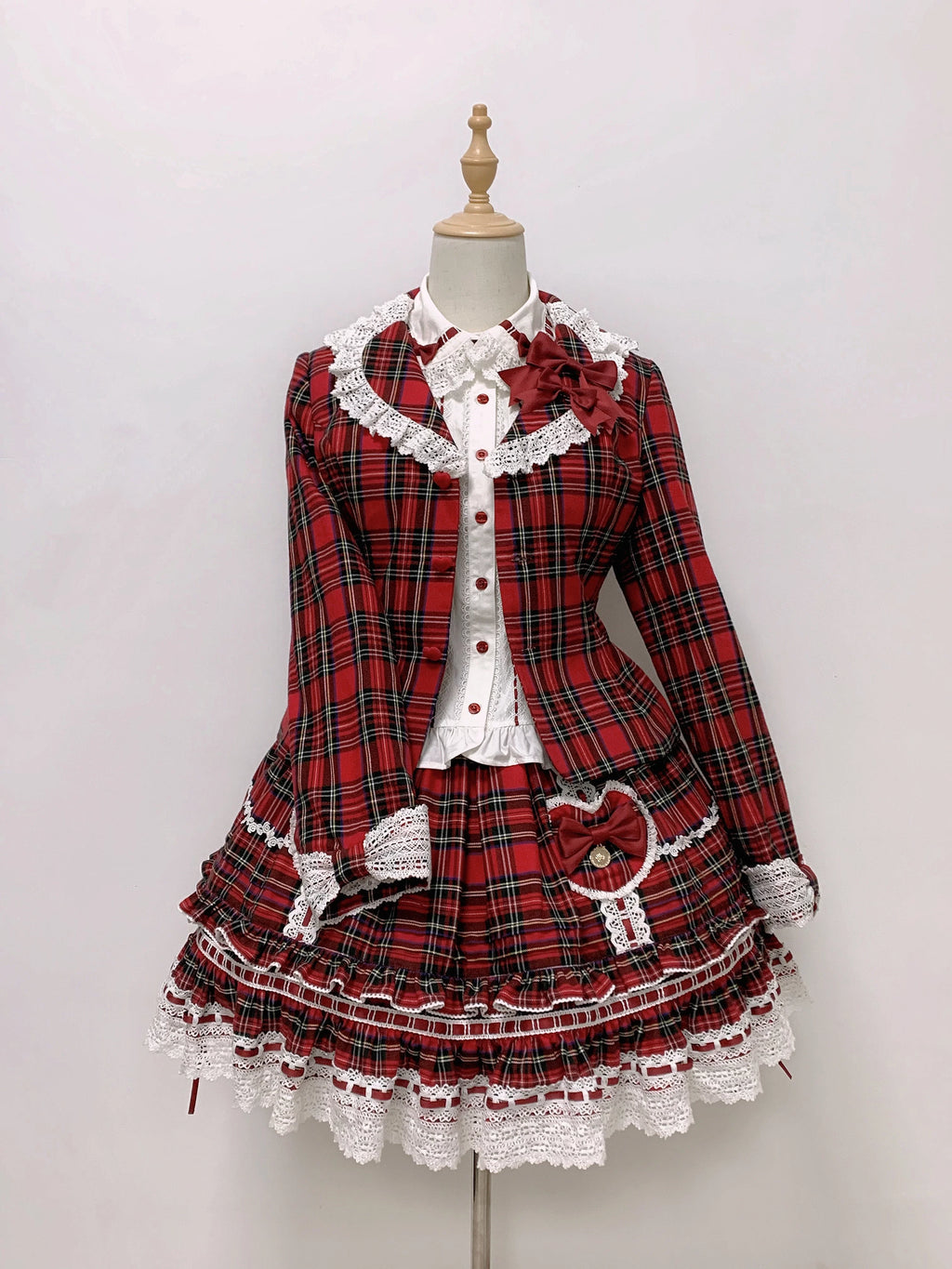 Bunny's Wish - Old School Lolita Coat, Flounce Hem Skirt - image 9