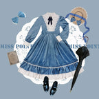 Vintage Elegant Velvet OP Dress - image 62