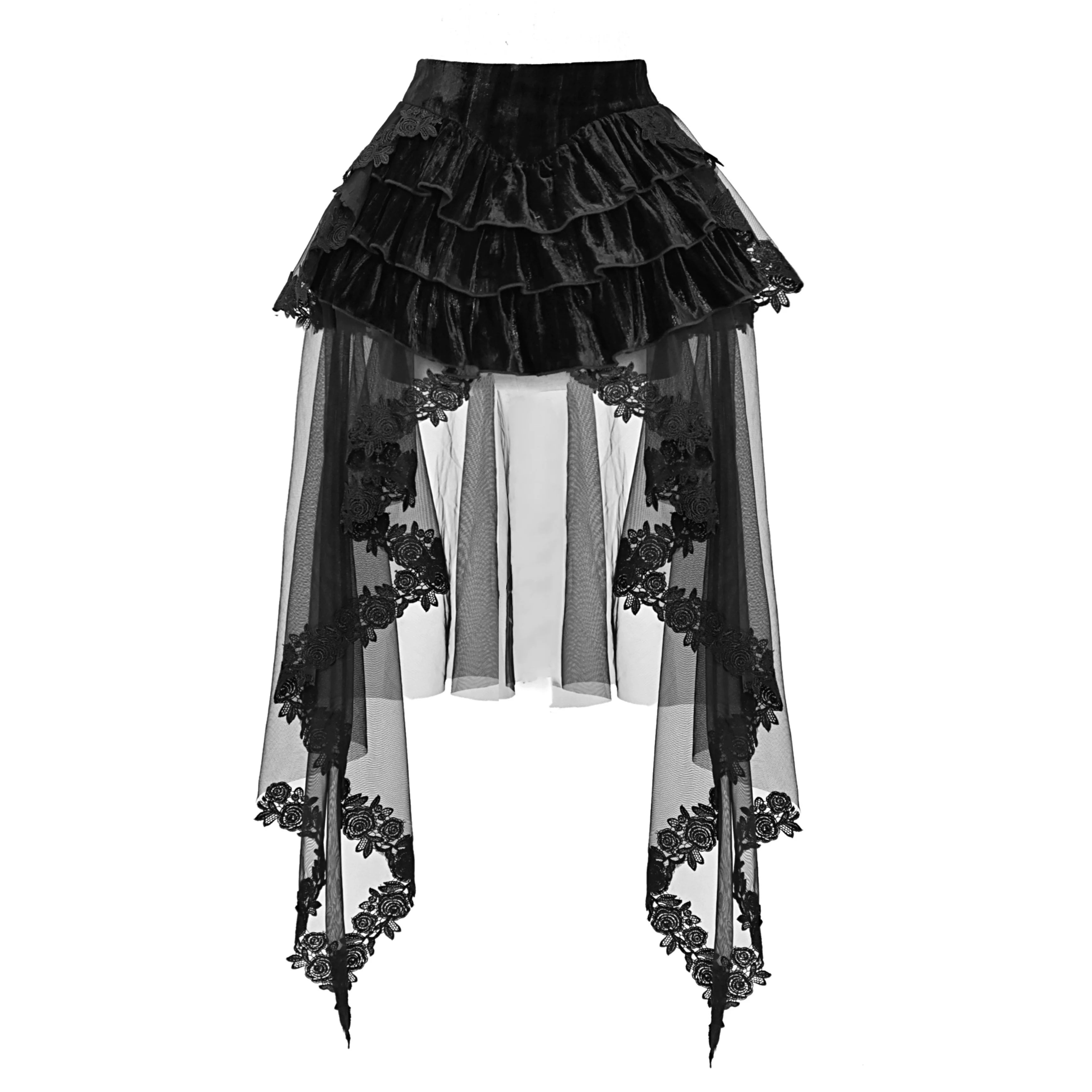 Duchess - Velvet Gothic Lolita Dress, Corset & Skirt - image 27