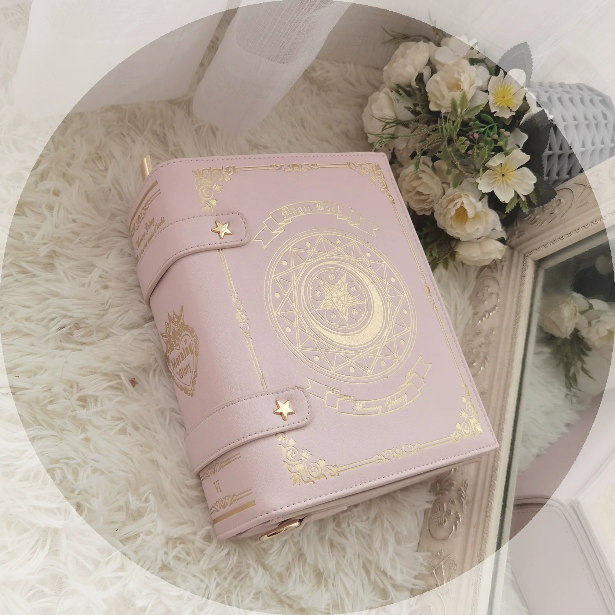 Star and Moon Magic Book Lolita Crossbody Bag in Two Sizes - image 13