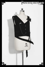 Secret Morning News - Vintage Ouji Lolita Vest Blouse Bloomers - image 6