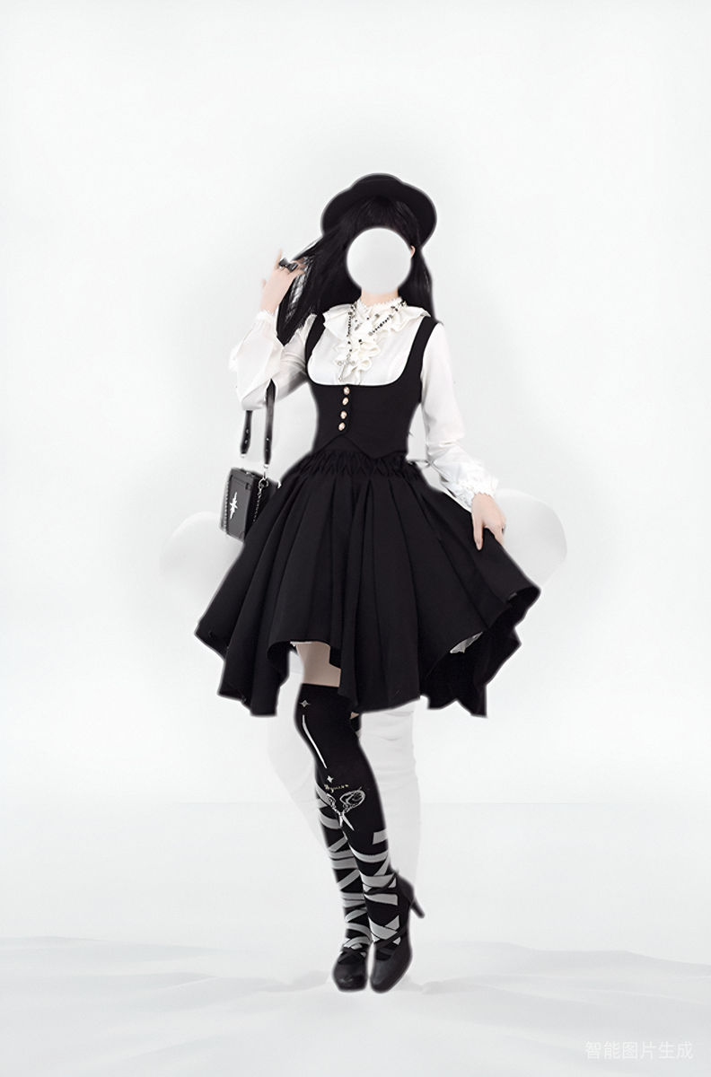 Pleated Irregular Knit Floral Slim Fit Vest and Half Skirt Set - image 6
