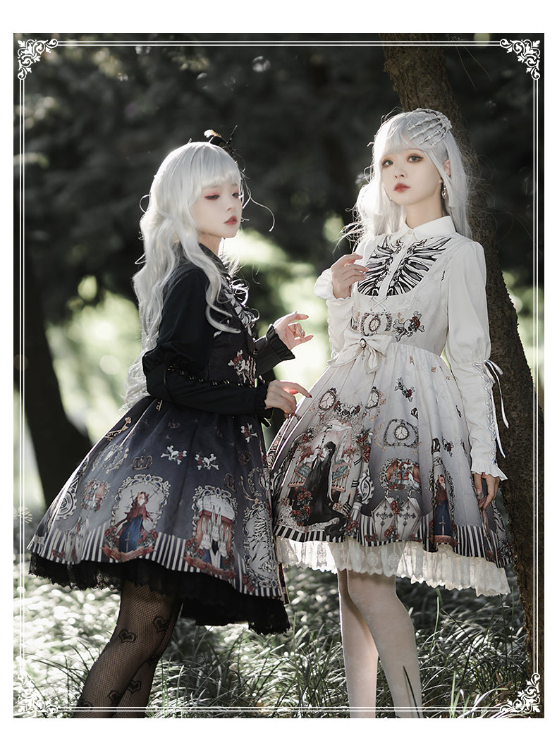 Black Fairytale - Gothic Twins Lolita JSK - image 5
