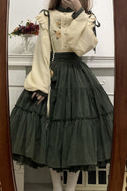 Sunflower Appointment - Oriental Classic Lolita Skirt and Blouse - image 8