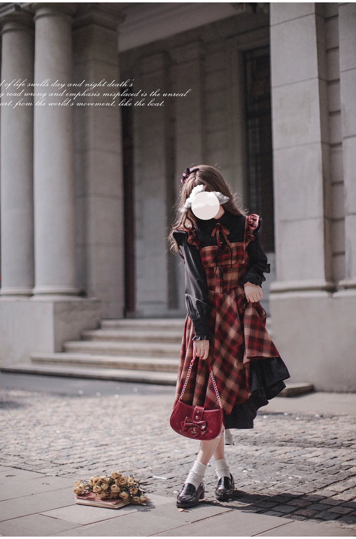 Madeleine - Classic Lolita JSK Suit Black Lolita Blouse and Coat - image 7
