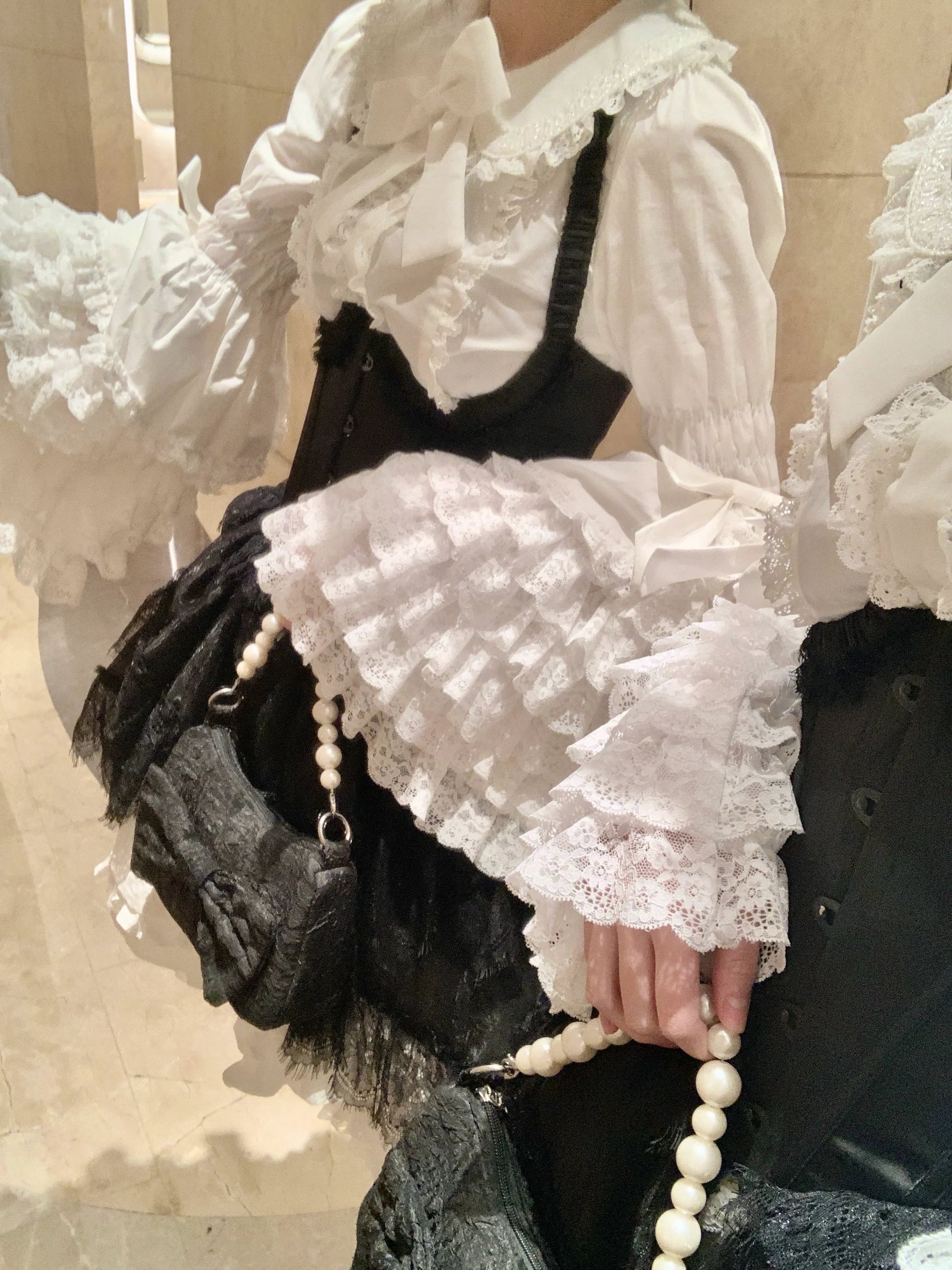 Cannelés - Elegant Lolita Cotton Blouse, Hime Sleeve - image 14