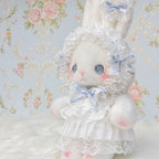 Posable Plush Bunny Lolita Bag with Detachable Pearl Chains - image 8