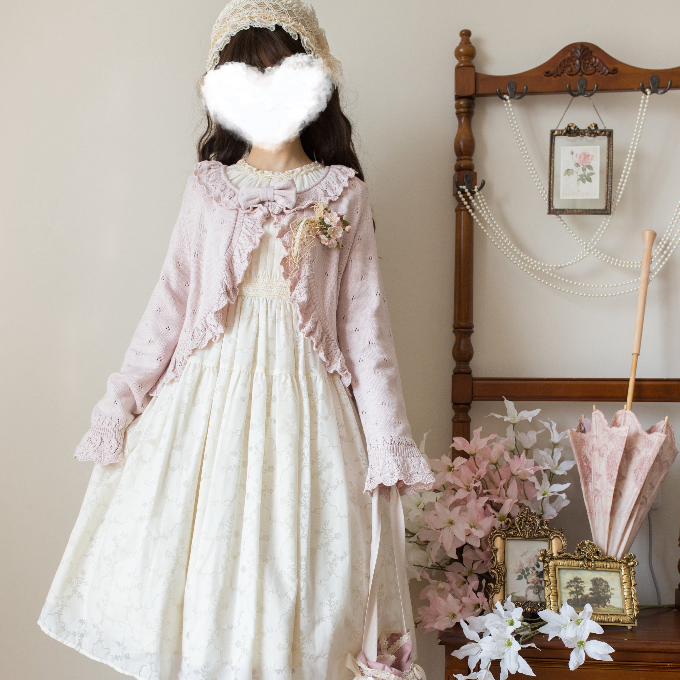 Nainai - Vintage Lolita Knitted Cardigan - image 13