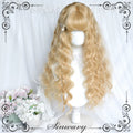 Black Gold Girl - Elegant Lolita Wig Golden Long Curly Hair - image 4