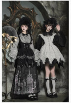 Raven's Night Song Oriental Gothic Lolita Dress Set - image 5
