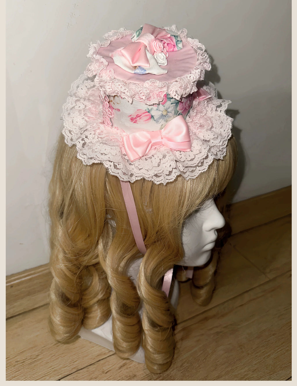 Spring 2025 - Floral Old School Lolita JSK Dress, Lace Trims - image 18