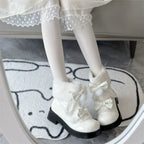 Kawaii Lolita Winter Boots, Bow-Adorned - image 11