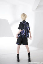 Summer Ouji Lolita Print Loose Shirt Outfit - image 9