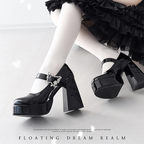 The cycle of all things - Lolita High Platform Shoes with Elegant Butterfly Buckle - image 5