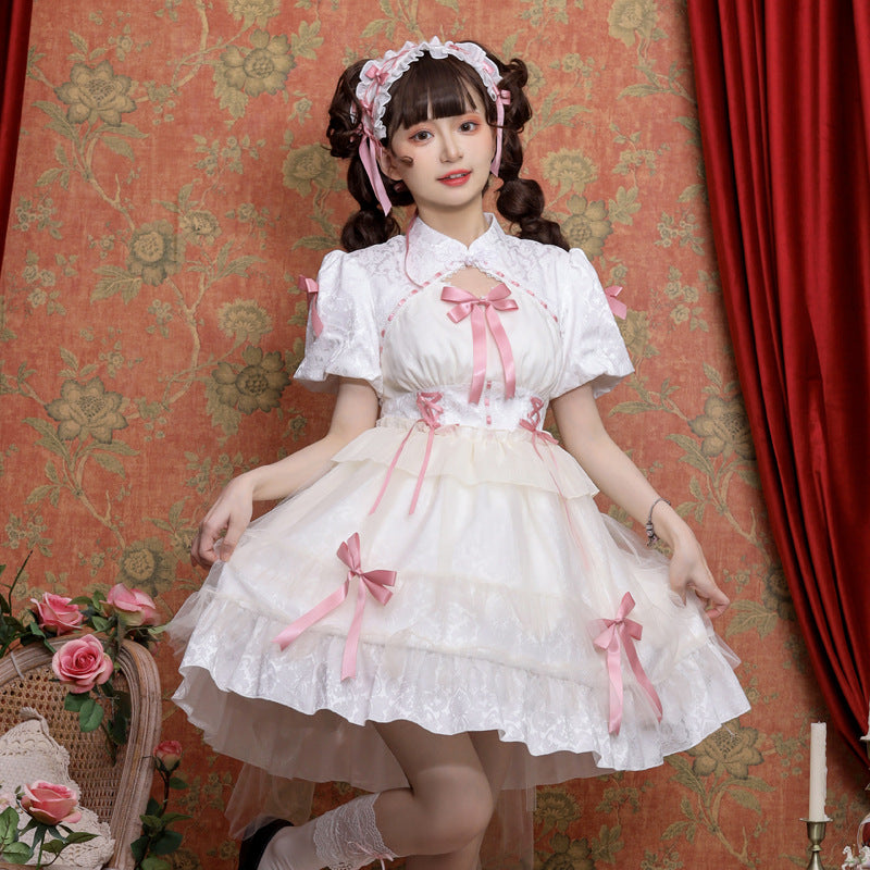 Kawaii Lolita OP Dress Short Sleeve - image 11