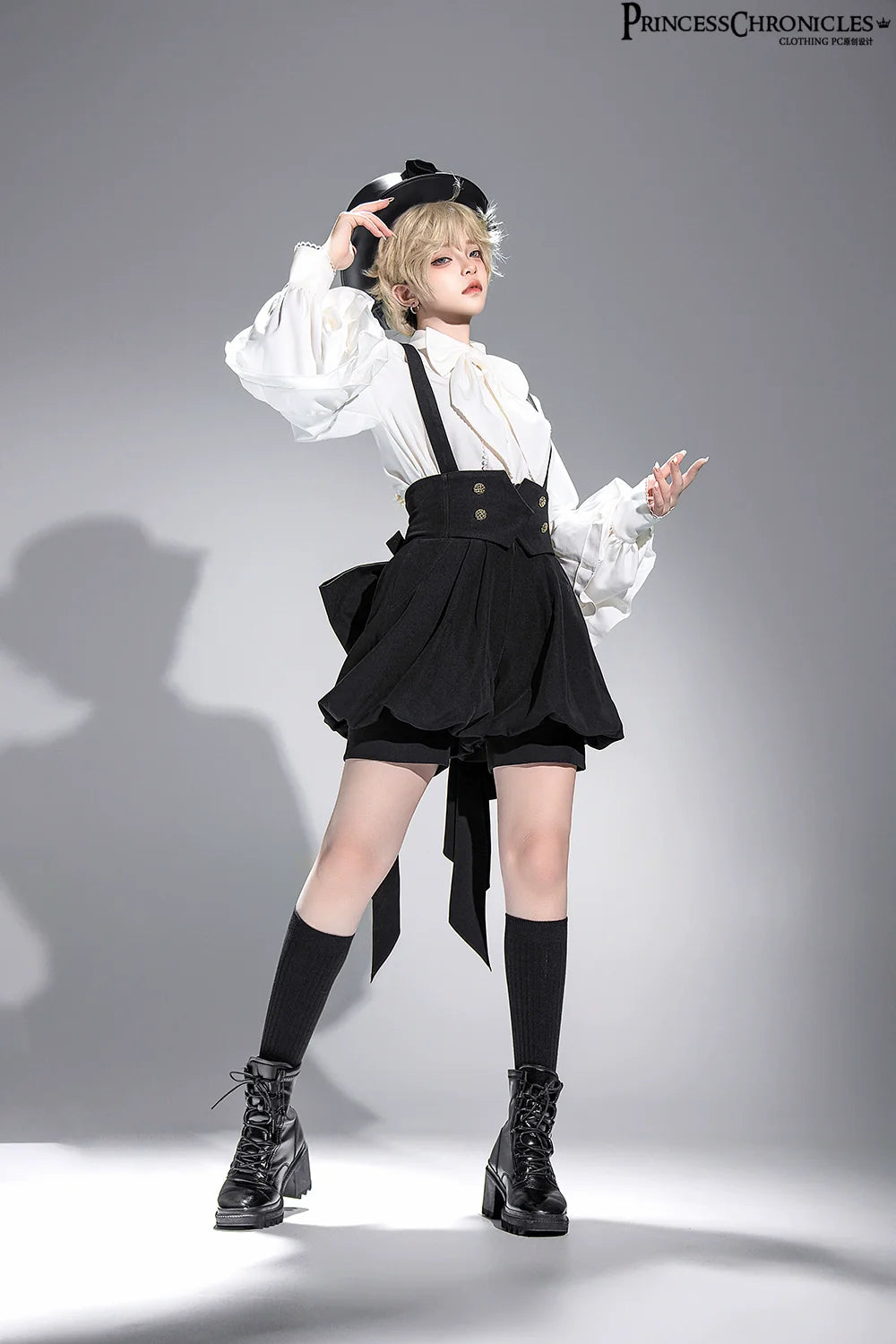 Doll - Retro Ouji Lolita Shirt Outfit - image 4