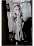Twilight - Gothic Witch Lolita SK Suit Bodice Mermaid Dress - image 16