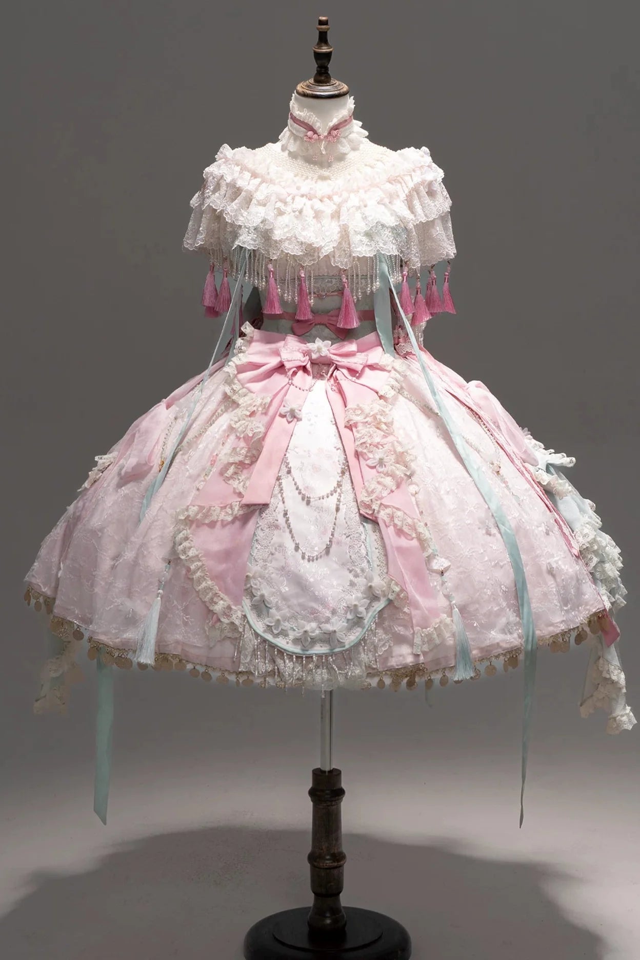 Hibiscus Huadan Pink Short JSK Dress Series and Accessories - image 1