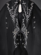 Nightfall - Ouji Lolita Outfit, Bat Wing Shaped Cape - image 6
